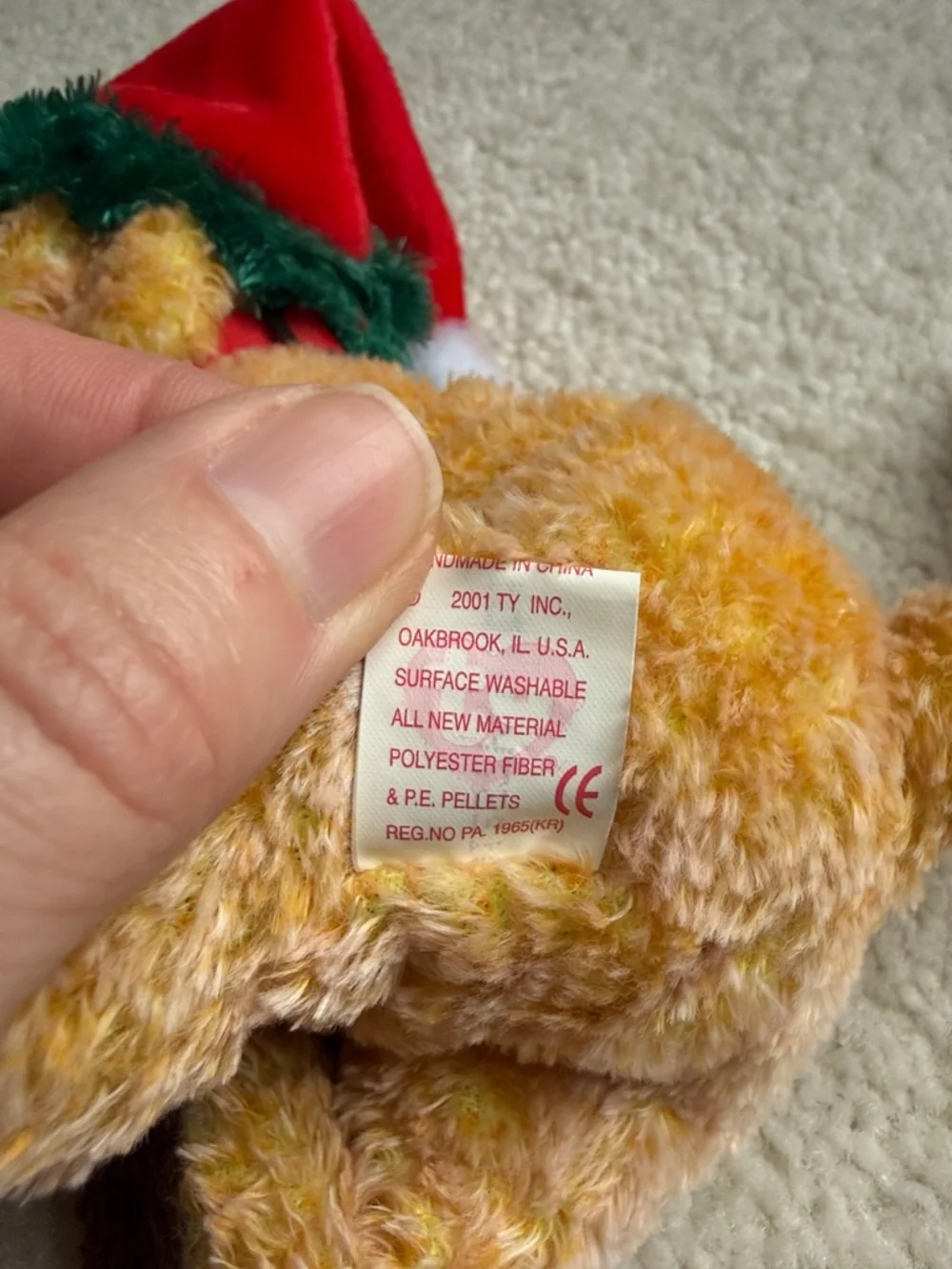 Vintage Ty Beanie Baby - Jinglepup